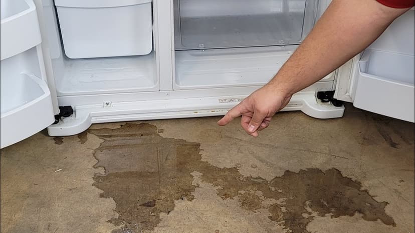 Fridge water leakage repair